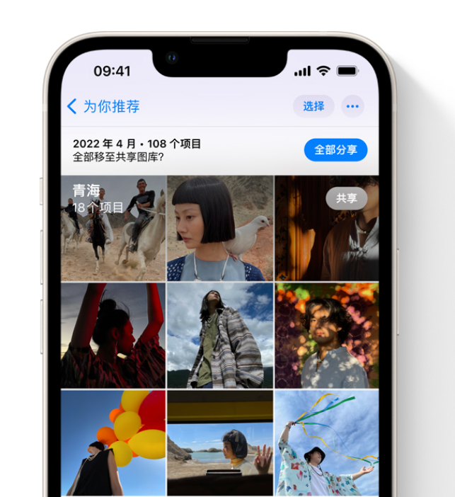 满城苹果维修网点分享在 iPhone 上使用共享图库 