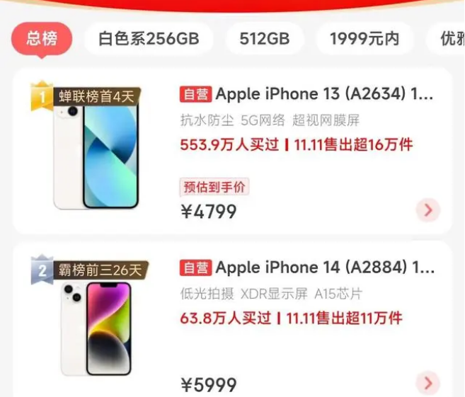 满城苹果14维修分享iPhone14配置不如同价位的安卓还能大卖 