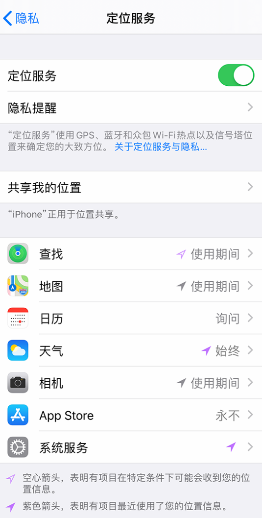 满城苹果手机维修分享iPhone 状态栏中时间显示为蓝色图标是什么情况 